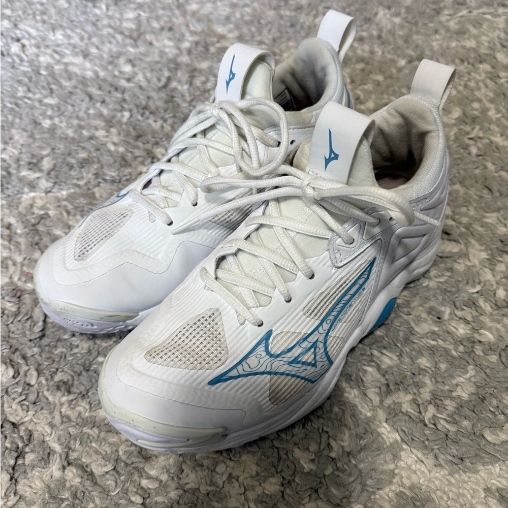 Women’s size 8 Mizuno Wave Momentum 3 volleyball shoes - Picture 2 of 4